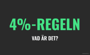 Read more about the article Vad är 4%-regeln?