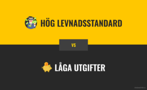 Read more about the article Lär dig balansera hög levnadsstandard vs låga utgifter